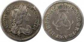 Europäische Münzen und Medaillen, Großbritannien / Vereinigtes Königreich / UK / United Kingdom. Charles II. (1660-1685). 3 Pence 1679, Silber. KM 433...