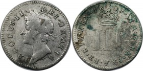 Europäische Münzen und Medaillen, Großbritannien / Vereinigtes Königreich / UK / United Kingdom. James II. (1685-1688). 3 Pence 1687, Silber. KM 450. ...