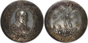 Europäische Münzen und Medaillen, Schweden / Sweden. Gustav II. Adolf (1611-1632). Medaille 1632, Stempel von S. Dadler, auf die schwedisch-protestant...