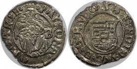 Europäische Münzen und Medaillen, Ungarn / Hungary. Ferdinand I. (1526-1564). Maria mit Kind. 1 Denar 1541? KB, Silber. Sehr schön-vorzüglich