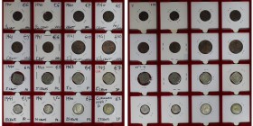 Europäische Münzen und Medaillen, Lots und Samllungen. Niederlande / Netherlands. Lot von 16 Münzen (1940-1944). 2х1/2 Cent 1940, 2х1 Cent 1940, 2х1 C...