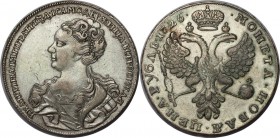 Russische Münzen und Medaillen, Katharina I. (1725-1727). Rubel 1726, Silber. Bitkin 17. Sehr schön