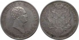 Russische Münzen und Medaillen, Alexander I (1801-1825), für Polen. 10 Zlotych 1823 IB, Silber. Bitkin 822 (R). Sehr schön-vorzüglich.