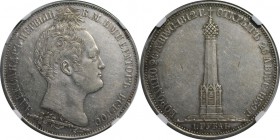 Russische Münzen und Medaillen, Nikolaus I. (1826-1855). Borodino Column. Rubel 1839, Silber. Bitkin 895(R), Petrov (2.25 Rubl.) NGC XF-45