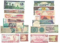 Banknoten, Lots und Sammlungen Banknoten. Laos. 20, 500, 1000 Kip 1979, 1988, 2003 (P.28,31,32), Wiet Nam. 500, 1000 Dong 1988 (P.101,106), Kambodscha...