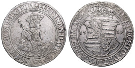 FERDINAND I (1526 - 1564)&nbsp;
1 Thaler, 1529, Jáchymov, minc. Gebhart, 28,86g, Hal 95&nbsp;

VF | VF , stopy koroze | traces of corrosion