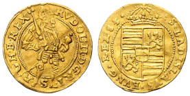 RUDOLF II (1576 - 1612)&nbsp;
1 Ducat, 1583, Wien, 3,39g, Fr 87&nbsp;

VF | VF , zvlněný | wavy