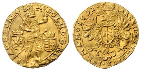 RUDOLF II (1576 - 1612)&nbsp;
1 Ducat, 1592, Praha, 3,36g, Hal 298&nbsp;

VF | VF , zvlněný | wavy