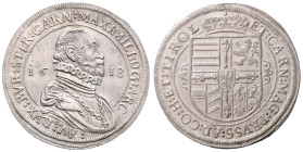 ARCHDUKE MAXIMILIAN (1612 - 1618)&nbsp;
1 Thaler, 1618, Hall, 28,98g, Dav 3324&nbsp;

VF | VF