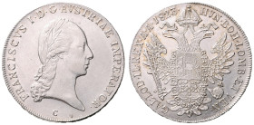 FRANCIS II / I (1792 - 1806 - 1835)&nbsp;
1 Thaler, 1823, C, 27,95g, Früh 172&nbsp;

about EF | EF