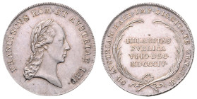 FRANCIS II / I (1792 - 1806 - 1835)&nbsp;
Silver Jeton Proclamation of Francis II / I as hereditary Emperor of Austria 6. 12. 1804 in Vienna (large),...