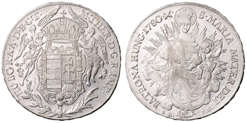 MARIA THERESA (1740 - 1780)&nbsp;
1 Thaler, 1780, Kremnica S. K. P. D., 27,97g,...