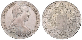 MARIA THERESA (1740 - 1780)&nbsp;
1 Thaler, 1780, I. C. F. A. , 28,08g, Dav 1117&nbsp;

about EF | about EF