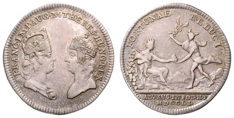 MARIA THERESA (1740 - 1780)&nbsp;
Silver Jeton To commemorate the Visit of Mari...