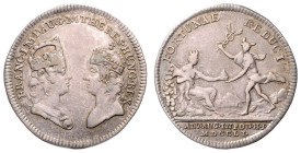 MARIA THERESA (1740 - 1780)&nbsp;
Silver Jeton To commemorate the Visit of Maria Theresa and Francis I. Stephan to the Lower Hungarian Mines, 1751, 4...