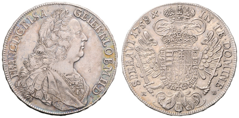 FRANCIS I STEPHEN (1740 - 1765)&nbsp;
1 Thaler, 1758, KB, 27,98g, Früh 151&nbsp...