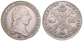 JOSEPH II (1765 - 1790)&nbsp;
1/2 Thaler, 1790, M, 14,7g, Früh 1406&nbsp;

about EF | about EF