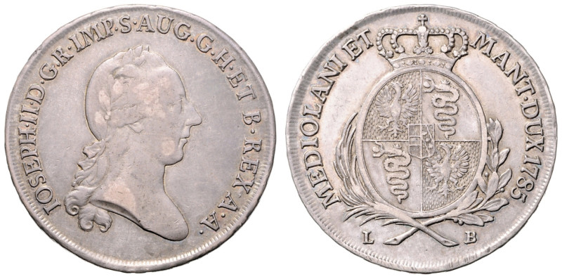 JOSEPH II (1765 - 1790)&nbsp;
Scudo, 1785, L B, 22,94g, Früh 1457&nbsp;

VF |...