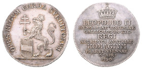 LEOPOLD II (1790 - 1792)&nbsp;
Silver Jeton Joseph II Homage of the Lower Austrian Estates 6. 4. 1790 in Vienna, 1790, 2,19g, 20 mm, Ag 900/1000, Nov...