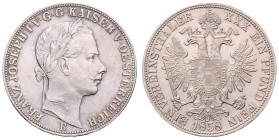 FRANZ JOSEPH I (1848 - 1916)&nbsp;
1 Thaler, 1858, B, 18,52g, Früh 1397&nbsp;

EF | EF