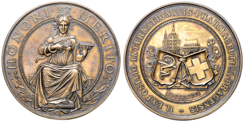 FRANZ JOSEPH I (1848 - 1916)&nbsp;
Silver Medal II International Pharmaceutical...