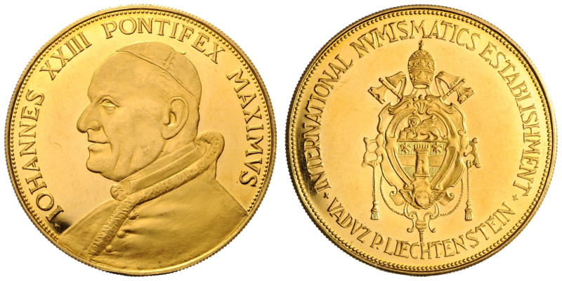 VADUZ&nbsp;
Gold Medal Johannes XXIII, International Numismatics Establishment,...