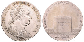 MAXIMILIAN I / IV JOSEPH (1799 - 1825)&nbsp;
1 Thaler, 1818, 27,82g, Thun 45&nbsp;

EF | about EF