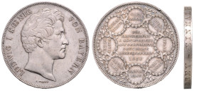 LUDWIG I of BAVARIA (1825 - 1848)&nbsp;
2 Thaler, 1838, 37,06g, Thun 76&nbsp;

about VF | about VF , hranka | small defect on the edge