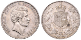 WILHELM (1831 - 1884)&nbsp;
2 Thaler, 1856, 37,1g, Thun 122&nbsp;

EF | EF , drobná hranka | small defect on the edge