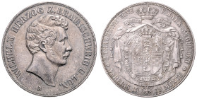 WILHELM (1831 - 1884)&nbsp;
2 Thaler, 1855, 37,06g, Thun 119&nbsp;

about EF | about EF