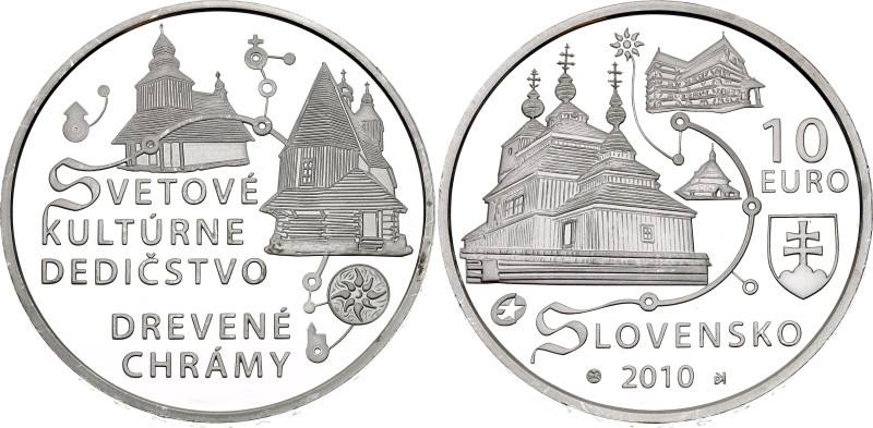 Slovakia 10 Euro 2010

KM# 110, N# 19120; Silver 18 g., Proof; UNESCO World He...