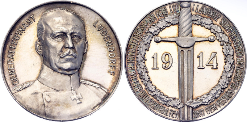 Germany - Empire Silver Medal "Erich Ludendorff" 1914

Zetzmann# 2046; Silver ...