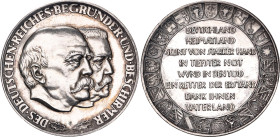 Germany - Weimar Republic Silver Medal "The Founders and Patrons of the German Empire - Bismarck and Hindenburg" 1930

Buchholz/Fried# 187; Silver (...