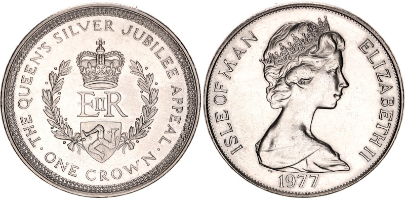 Isle of Man 1 Crown 1977 PM

KM# 42, N# 7886; Copper-nickel; Elizabeth II; 25t...