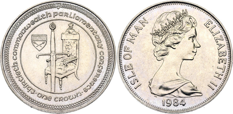 Isle of Man 1 Crown 1984 PM

KM# 131, N# 33371; Copper-nickel; Elizabeth II; 3...