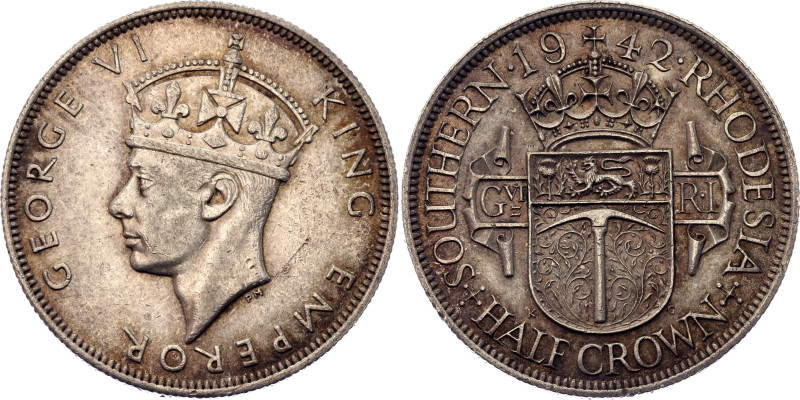 Southern Rhodesia 1/2 Crown 1942

KM# 15, Schön# 19, N# 32159; Silver 14.14 g....