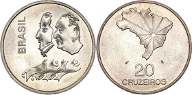 Brazil 20 Cruzeiros 1972

KM# 583, Schön# 88, N# 14499; Silver 18.04 g.; 150th Anniversary of the Independence of Brazil; UNC with mint luster