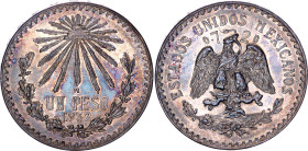 Mexico 1 Peso 1932 M

KM# 455, N# 4382; Silver 16.6 g.; Mexico Mint; AUNC with hairlines & nice artificial toning