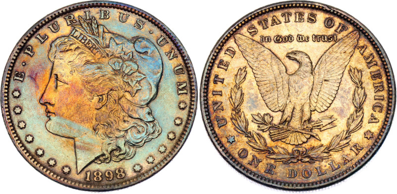 United States 1 Dollar 1898

KM# 110, N# 1492; Silver 26.73 g.; "Morgan Dollar...