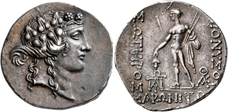 THRACE. Maroneia. Circa 189/8-49/5 BC. Tetradrachm (Silver, 32 mm, 16.45 g, 1 h)...