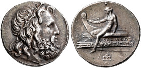 KINGS OF MACEDON. Time of Antigonos II Gonatas, Demetrios II Aitolikos, and Antigonos III Doson, 246/5-229 BC. Tetradrachm (Silver, 30 mm, 17.03 g, 11...