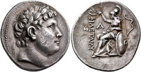 KINGS OF PERGAMON. Eumenes I, 263-241 BC. Tetradrachm (Silver, 31 mm, 17.18 g, 1 h), Pergamon, circa 255/0-241. Laureate head of Philetairos to right....