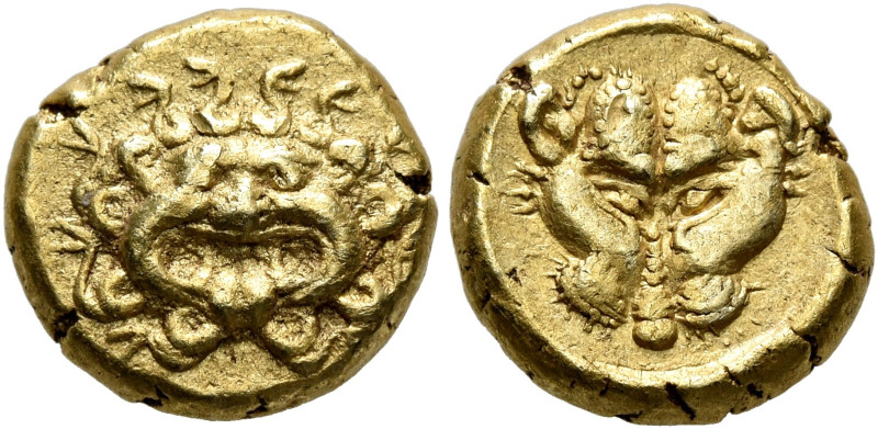 LESBOS. Uncertain mint. Circa 478-428/7 BC. Hekte (Electrum, 9 mm, 2.61 g, 11 h)...