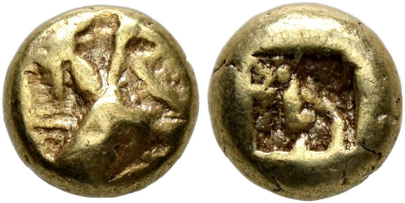 IONIA. Uncertain. Circa 650-600 BC. Hemihekte – 1/12 Stater (Electrum, 7 mm, 1.1...