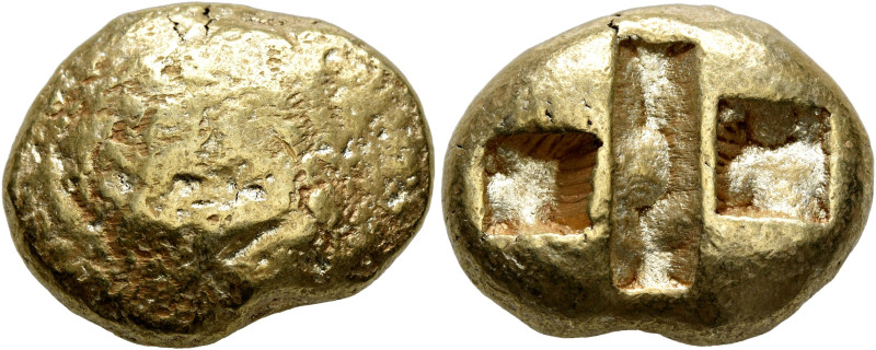 IONIA. Uncertain. Circa 650-600 BC. Stater (Electrum, 20 mm, 14.03 g), Lydo-Mile...