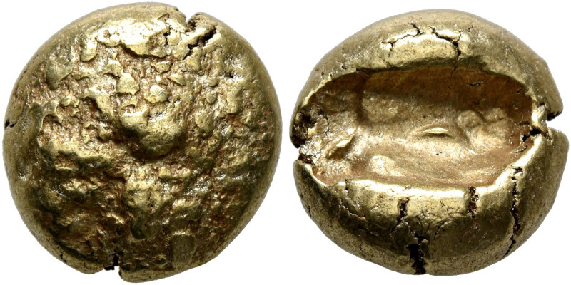 IONIA. Ephesos. Circa 650-600 BC. Trite or 1/3 Stater (Electrum, 11 mm, 4.60 g),...