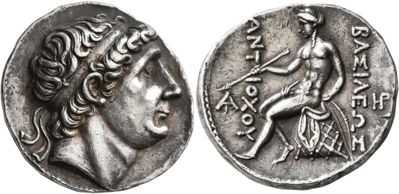 SELEUKID KINGS. Antiochos I Soter, 281-261 BC. Tetradrachm (Silver, 29 mm, 17.16...