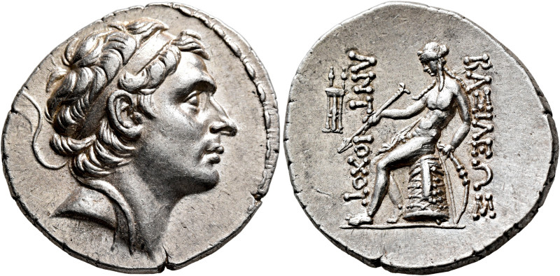 SELEUKID KINGS. Antiochos III ‘the Great’, 222-187 BC. Tetradrachm (Silver, 30 m...