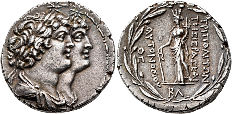 PHOENICIA. Tripolis. Late 2nd to early 1st century BC. Tetradrachm (Silver, 26 m...