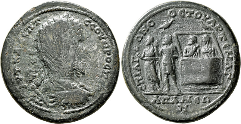 PHRYGIA. Apameia. Septimius Severus, 193-211. Pentassarion (Bronze, 38 mm, 23.74...